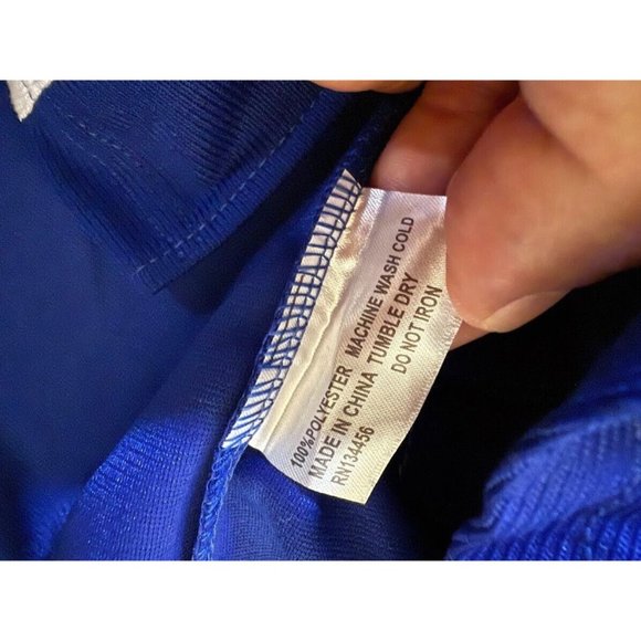 Crenshaw Victory Lap 2018 Nipsy Hustle Baseball Jersey XL Blue‎ Short Sleeve. - Picture 6 of 13